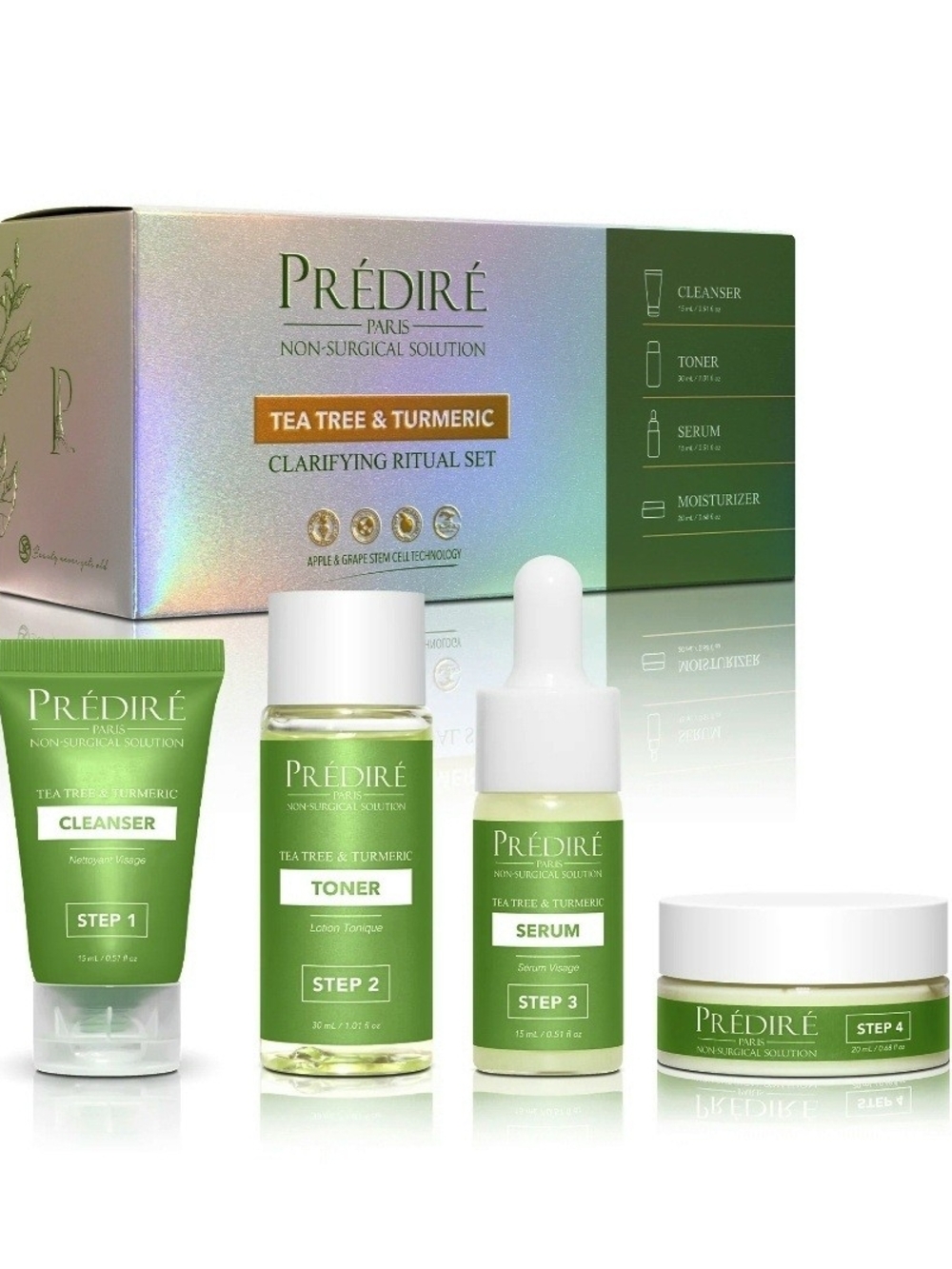 Prédiré Paris Tea Tree & Turmeric Clarifying Ritual Set - New In Box